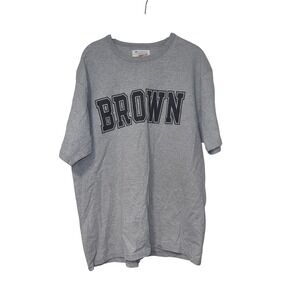Vintage Champion Collegiate Brown University T-Shirt Mens XL Gray Cotton Blend